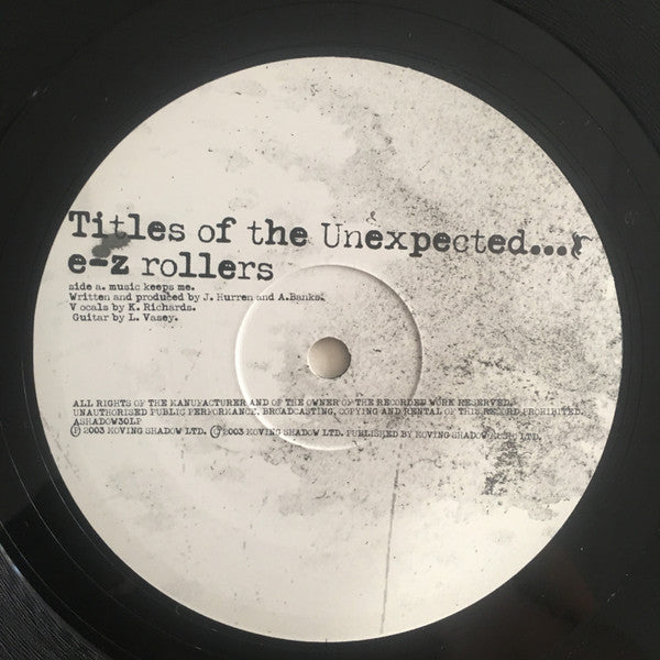 E-Z Rollers : Titles Of The Unexpected.. (4x12", Album)