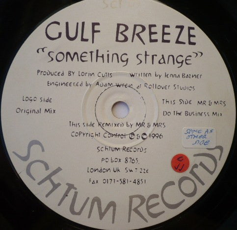Gulf Breeze : Something Strange (12")
