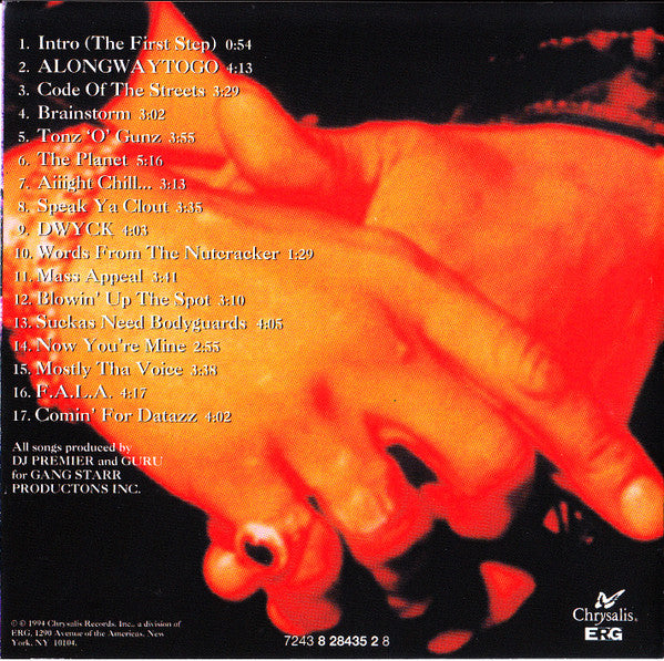 Gang Starr : Hard To Earn (CD, Album, RE, RP)