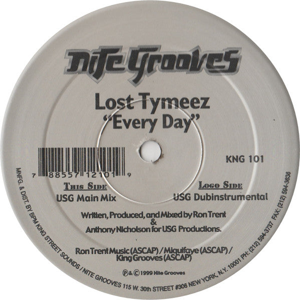 Lost Tymezz : Everyday (12")