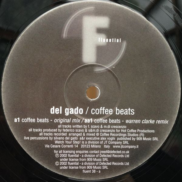 Silvano Del Gado : Coffee Beats (12")