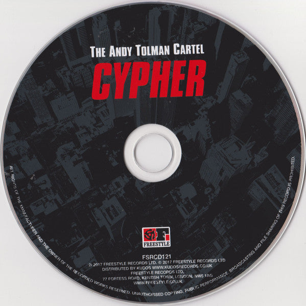 The Andy Tolman Cartel : Cypher (CD, Album + 9xFile, FLAC)