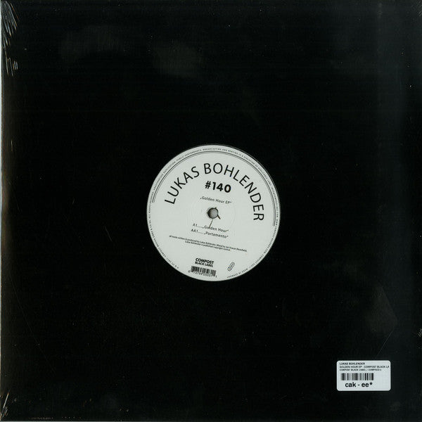 Lukas Bohlender : Golden Hour Ep (12", EP)
