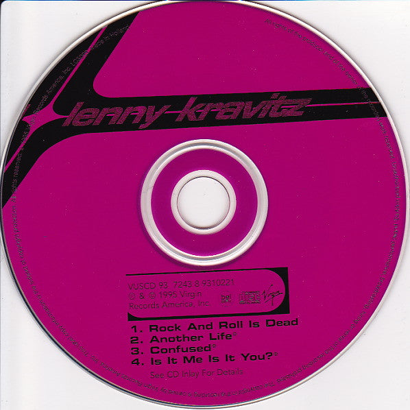 Lenny Kravitz : Rock And Roll Is Dead (CD, Single)