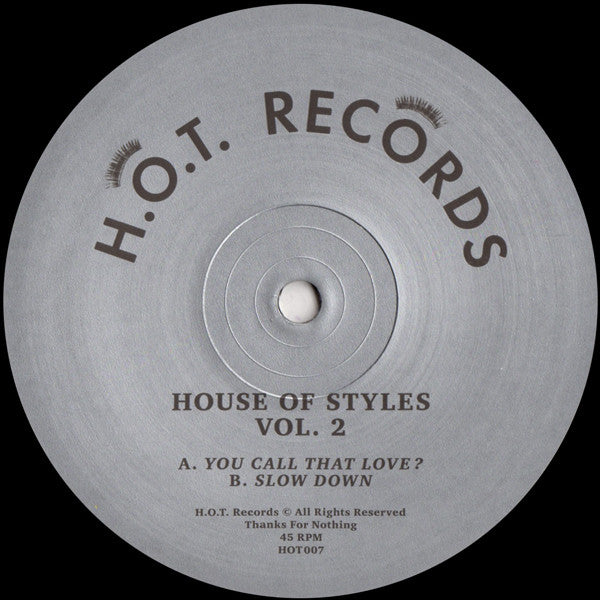 House Of Styles : Vol. 2 (12")