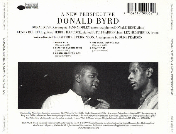 Donald Byrd : A New Perspective (CD, Album, RE, RM)