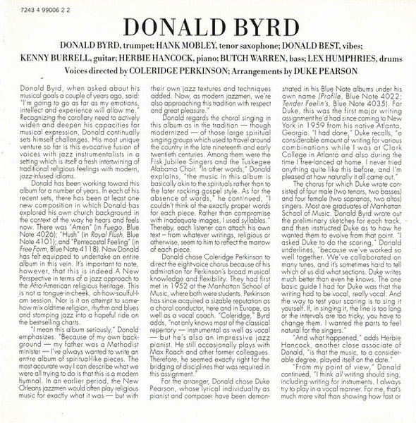 Donald Byrd : A New Perspective (CD, Album, RE, RM)
