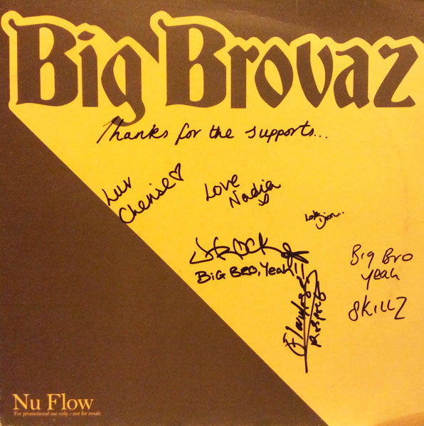 Big Brovaz : Nu Flow (12", Promo)