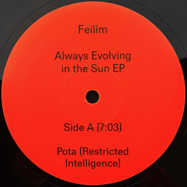 Feilim : Always Evolving In The Sun EP (12", EP)