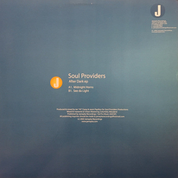 Soul Providers : After Dark EP (12", EP)