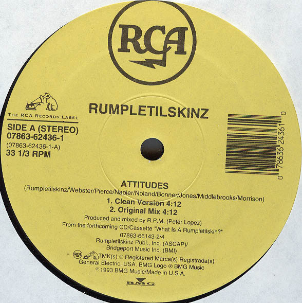 Rumpletilskinz : Attitudes (12")