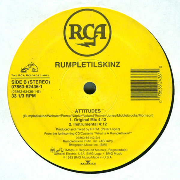 Rumpletilskinz : Attitudes (12")
