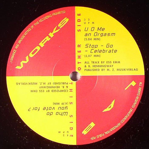 Icons (2) : Who Do You Vote For ? (12")