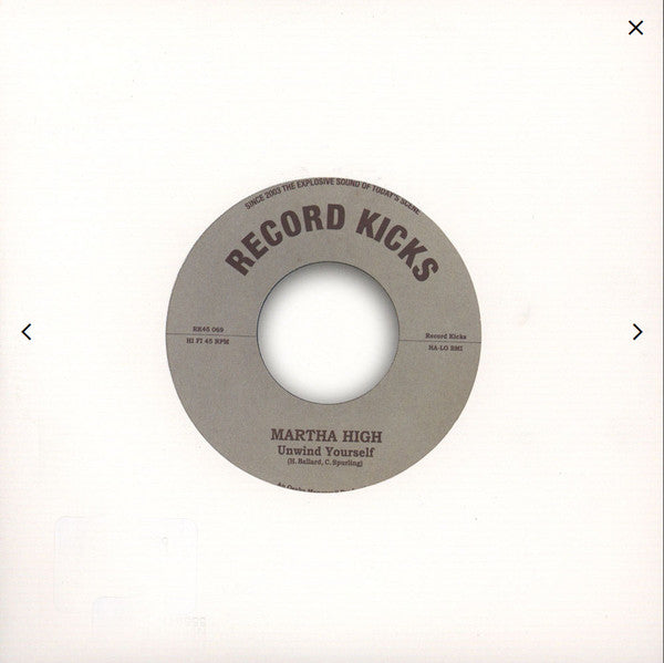 Martha High : A Little Taste Of Soul / Unwind Yourself (7", Single, Ltd)