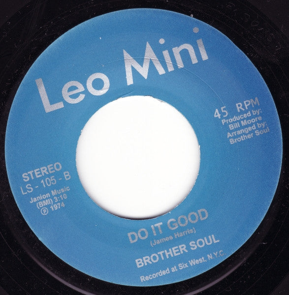 Brother Soul : Cookies / Do It Good (7", RP)