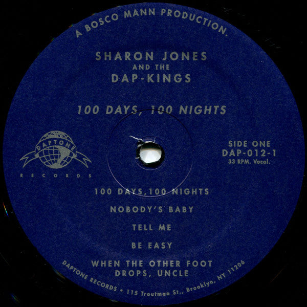 Sharon Jones & The Dap-Kings : 100 Days, 100 Nights (LP, Album)