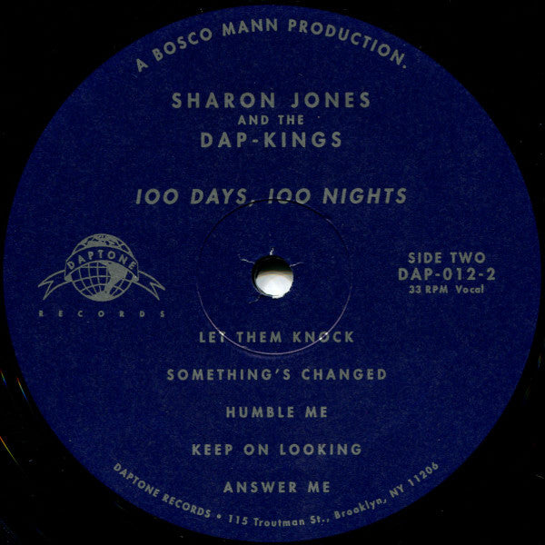 Sharon Jones & The Dap-Kings : 100 Days, 100 Nights (LP, Album)