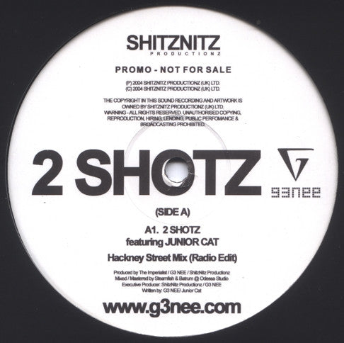 G3 NEE : 2 Shotz (12", Promo)