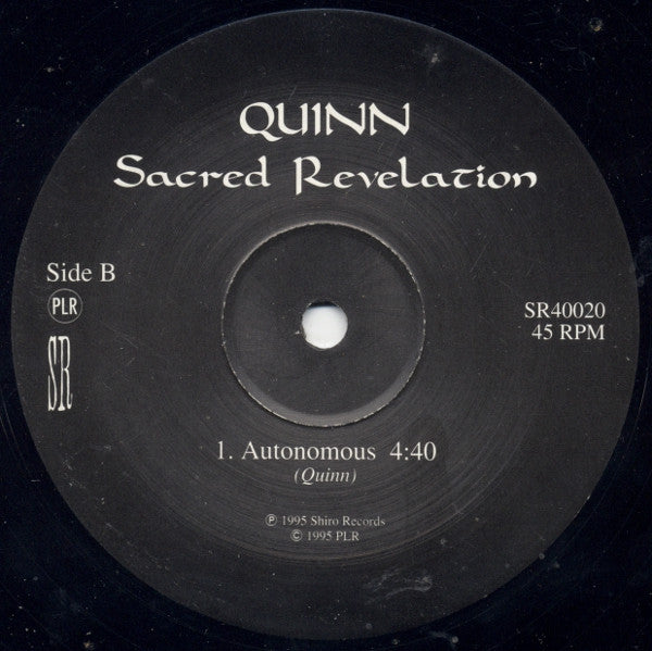Quinn (3) : Sacred Revelation (12")