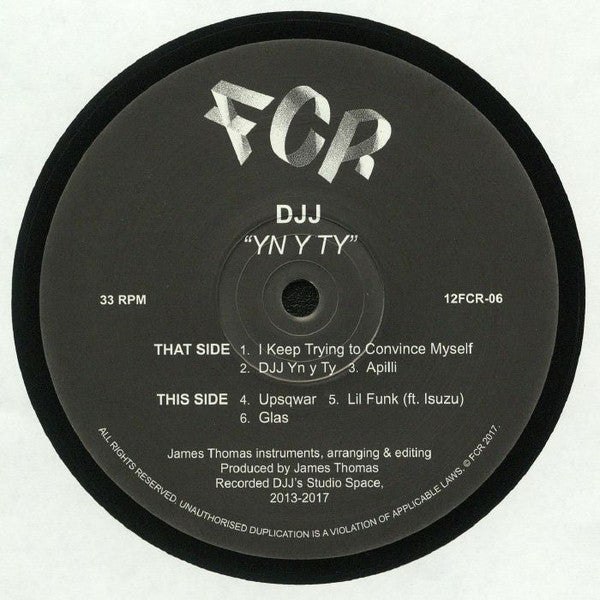 DJJ (2) : Yn Y Ty (12", EP)