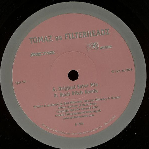 Tomaz vs. Filterheadz : More House (12")