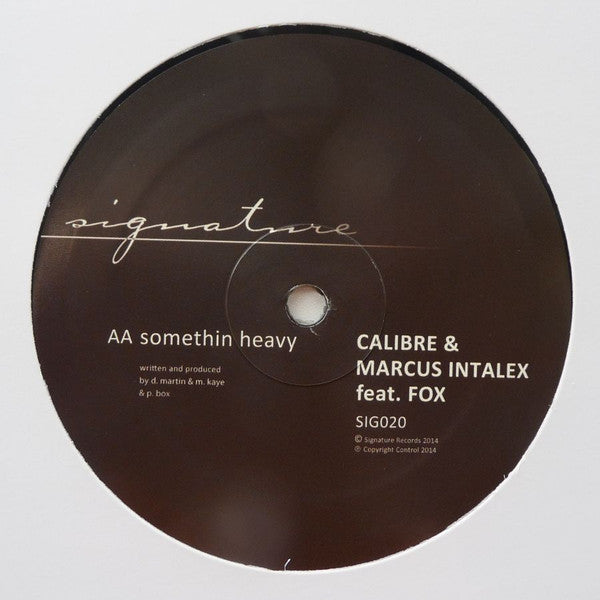 Calibre & Marcus Intalex feat. Fox* : Run Away / Somethin Heavy (12", RP)