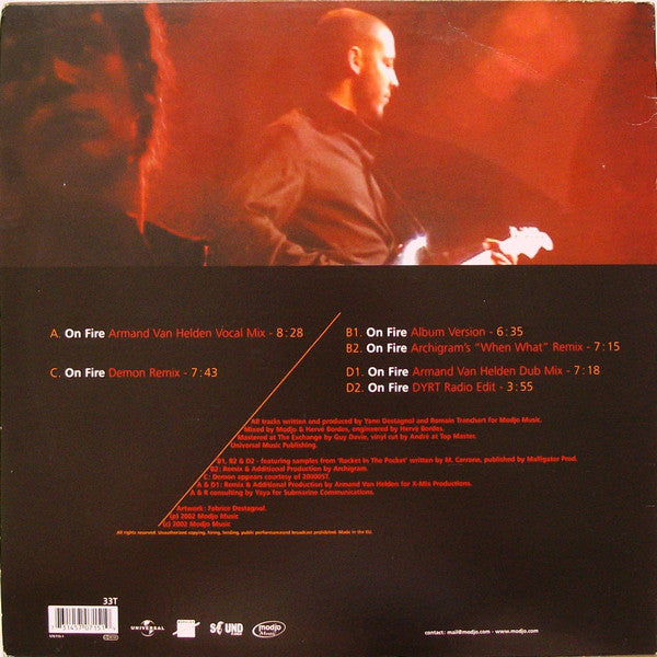 Modjo : On Fire (2x12", Single)