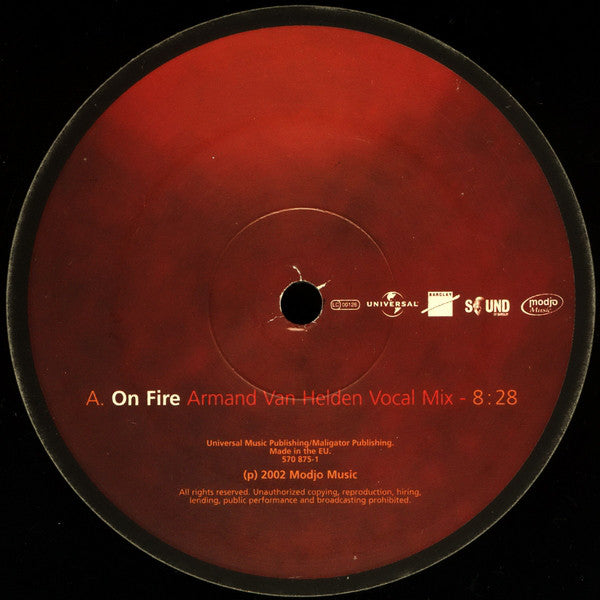 Modjo : On Fire (2x12", Single)