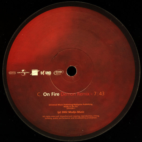 Modjo : On Fire (2x12", Single)