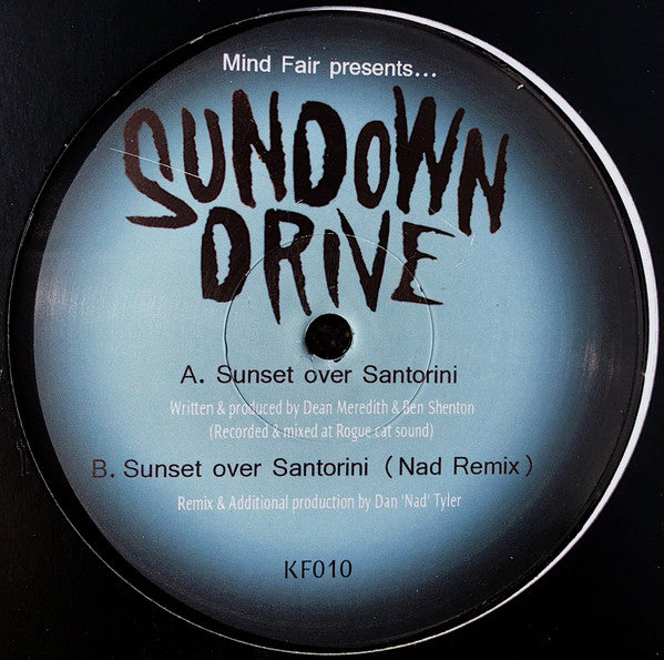 Mind Fair Presents... Sundown Drive : Sunset Over Santorini (12")