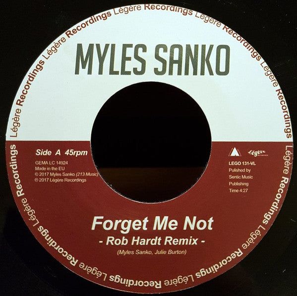 Myles Sanko : Forget Me Not / Promises (7", Single, Ltd)