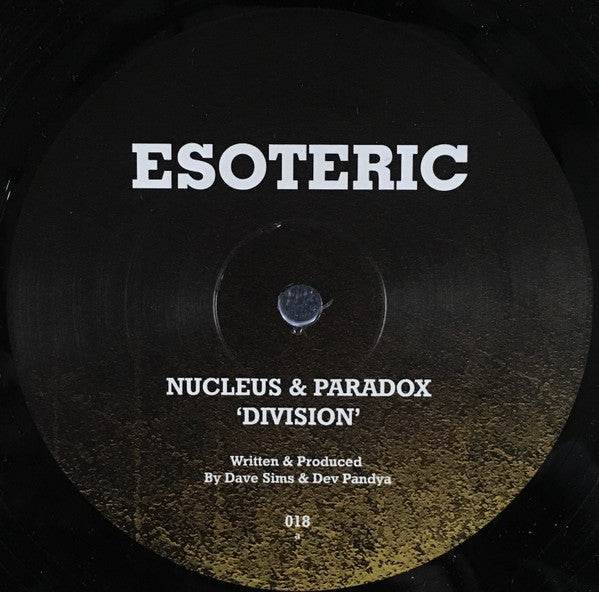 Nucleus & Paradox : Division / Tell Me The Truth (Gremlinz Remix) (12")