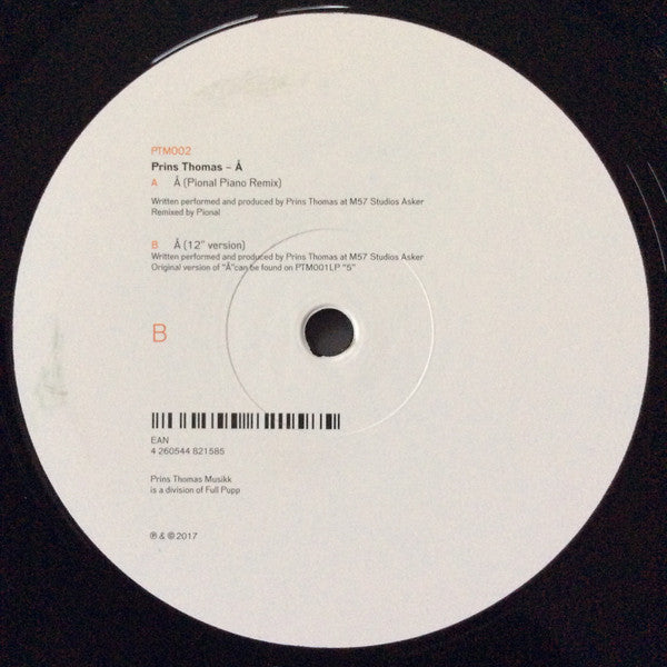 Prins Thomas : Å (12")