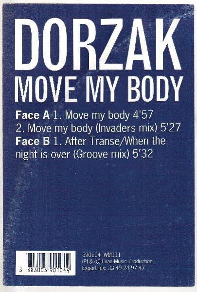Dorzak : Move My Body (12")