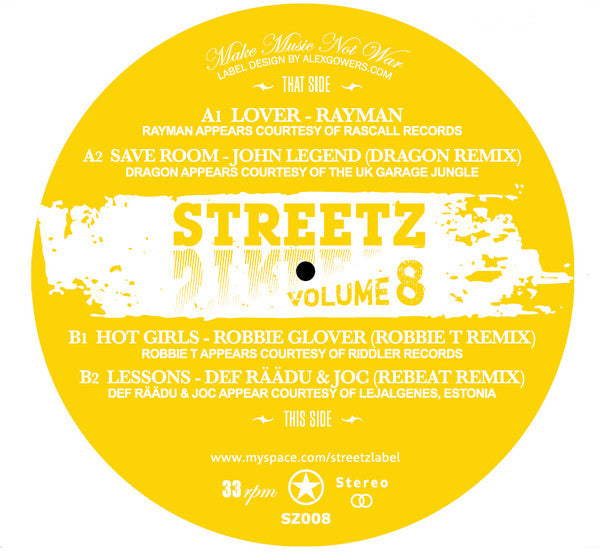 Various : Streetz Vol 8 (12", EP)