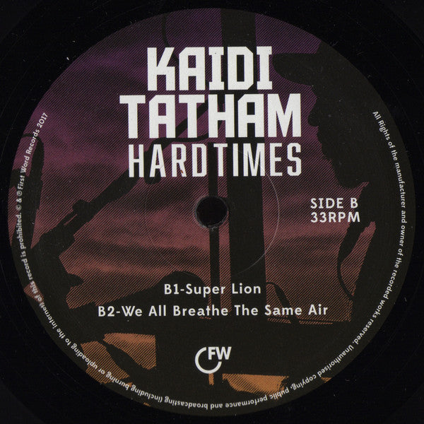 Kaidi Tatham : Hard Times (12")