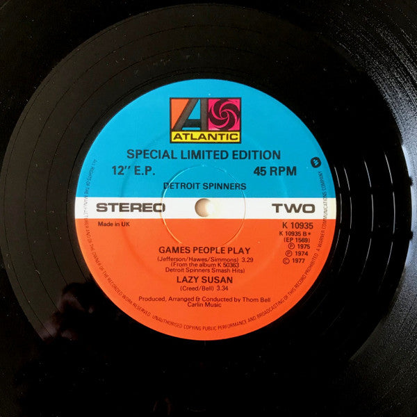 Spinners : Could It Be I'm Falling In Love (12", EP, Ltd)