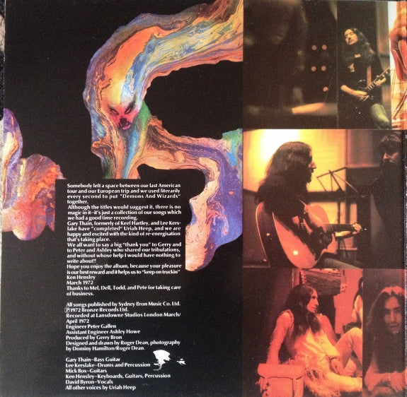 Uriah Heep : Demons And Wizards (LP, Album, RE, Gat)