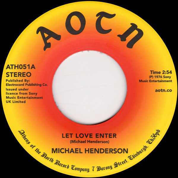 Michael Henderson : Let Love Enter / Come To Me (7", RM)