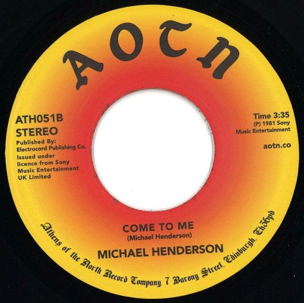 Michael Henderson : Let Love Enter / Come To Me (7", RM)