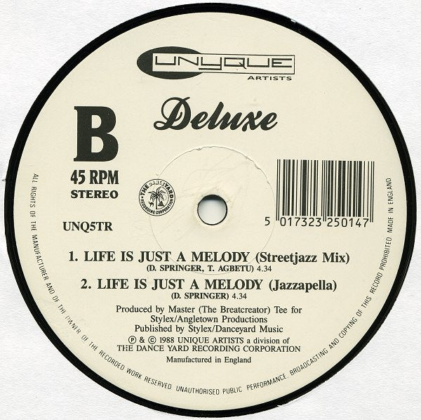 Deluxe (2) : Just A Little More (Remix) (12")