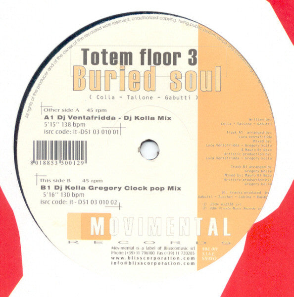 Totem Floor 3 : Buried Soul (12")