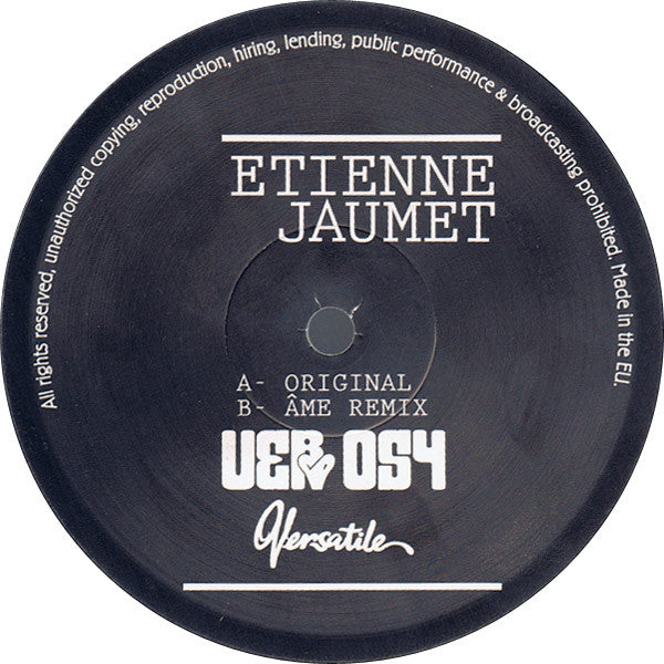 Etienne Jaumet : Repeat Again After Me (12")
