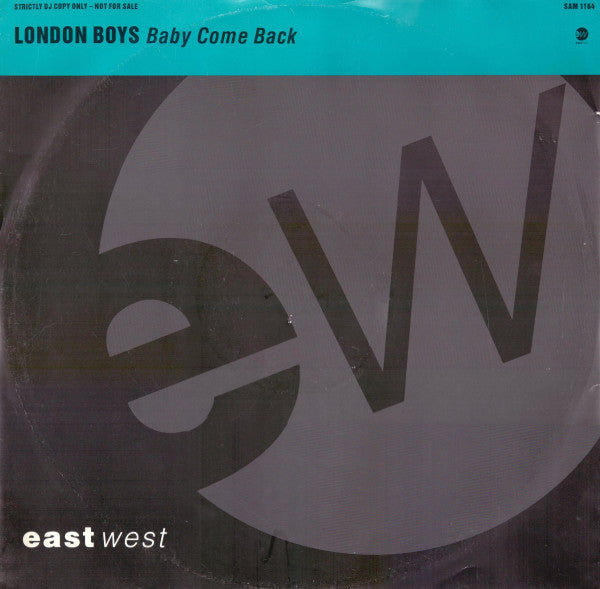 London Boys : Baby Come Back (12", Promo)
