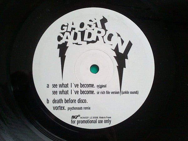 Ghost Cauldron : See What I've Become (12", EP, Promo)