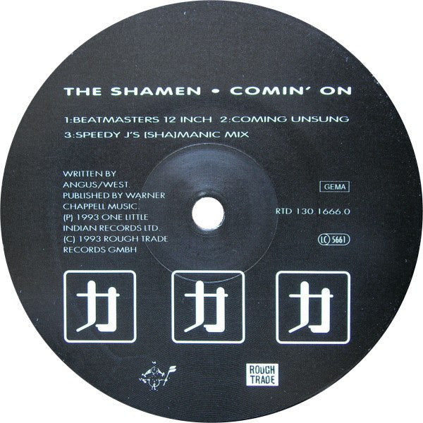 The Shamen : Comin' On (12")