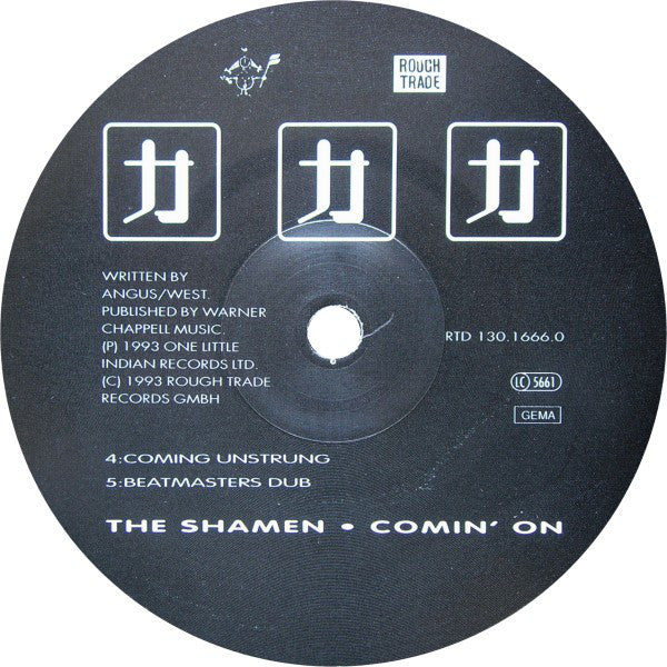 The Shamen : Comin' On (12")