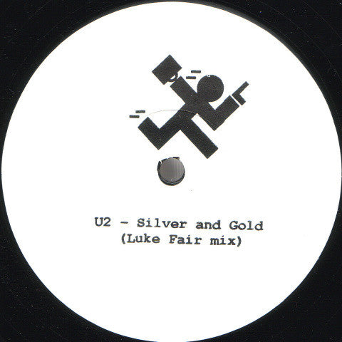 U2 : Silver And Gold (Luke Fair Mix) (12", Unofficial)