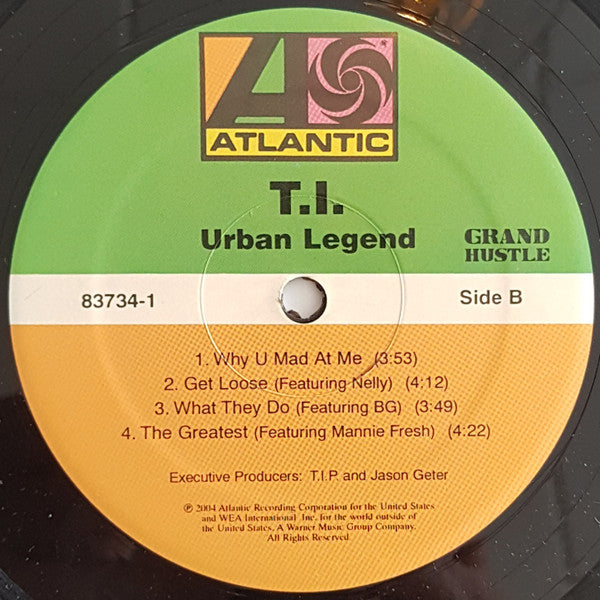 T.I. : Urban Legend (2xLP, Album)