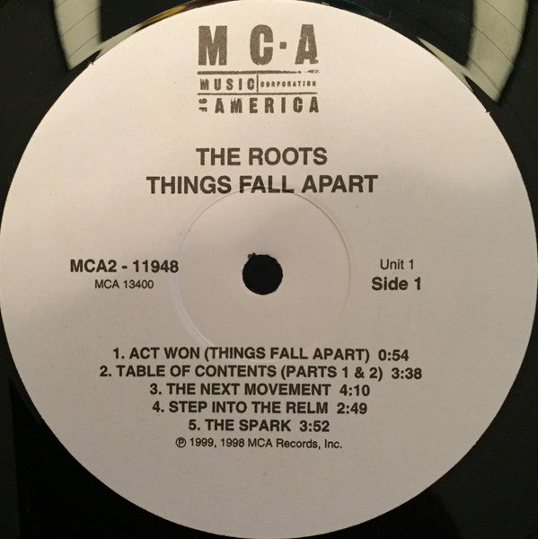 The Roots : Things Fall Apart (2xLP, Album, RE)